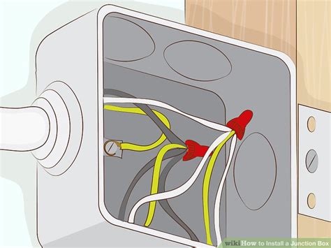 junction box behind steps|how to connect junction box.